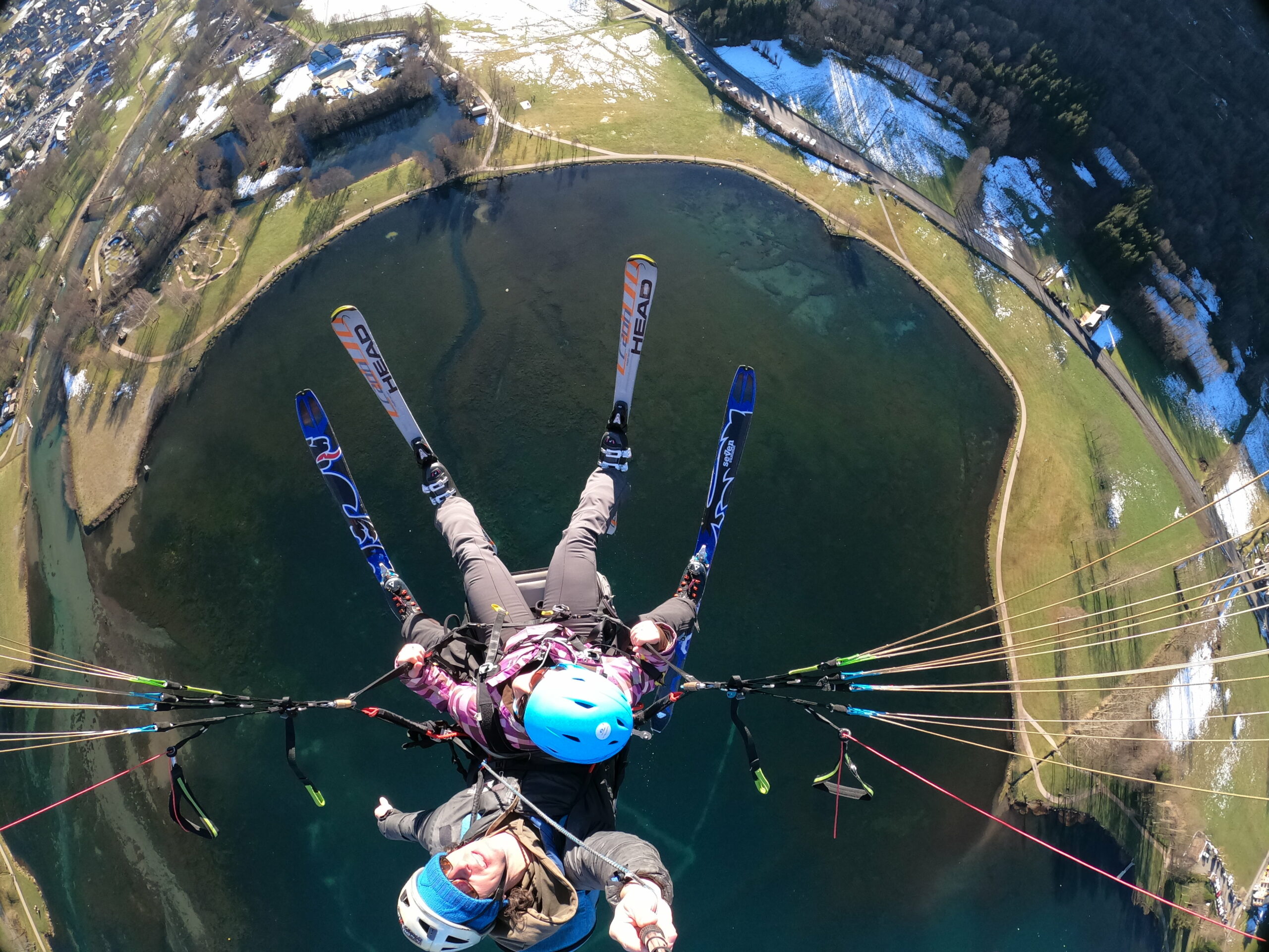 Vol paptême parapente depuis le sommet de Peyragudes